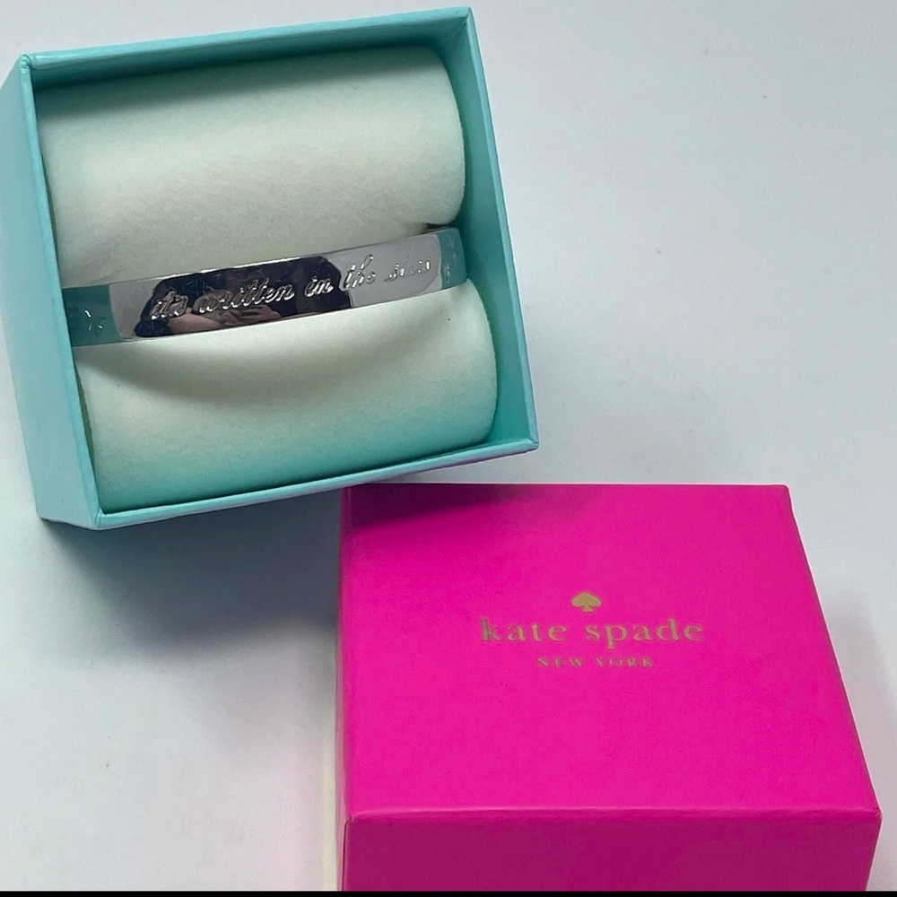 kate spade Bangle Bracelet “Its Written in the Stars” in Silver 925 NWT